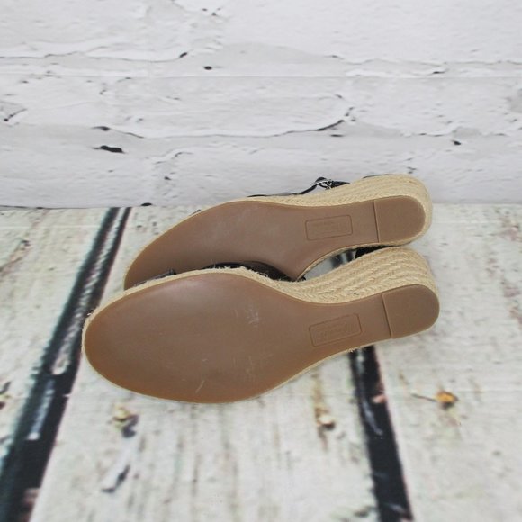 Nanette Lepore Quirky Wedge Espadrille Jute Sandals - Picture 5 of 7